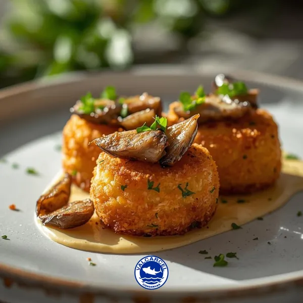 Receta de croquetas elaborada con conservas de Valcárcel
